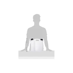 Jerrican double compartiment 5 l + 3 l blanc transparent - oregon 562408