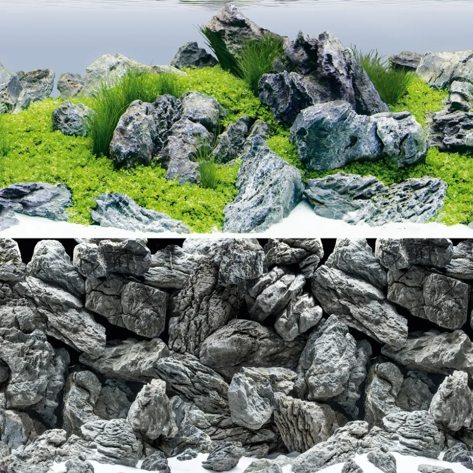 JUWEL - Poster aquarium rochers/aquascape T.4 L