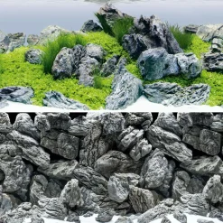 JUWEL - Poster aquarium rochers/aquascape Poster T.4 XL