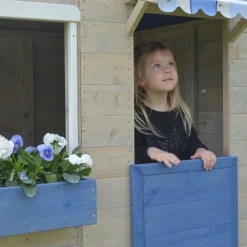 KANGUI - Maison de jardin enfant extérieur - cabane en bois avec plancher - toit étanche