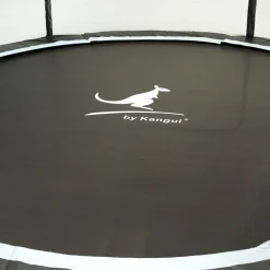 KANGUI - Trampoline rond bleu ø300cm avec filet, échelle, bâche et kit ancrage
