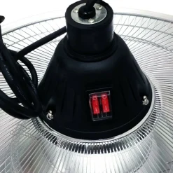 KEMPER - Parasol chauffant elektric 2000w kemper infrarouges mat téléscopique