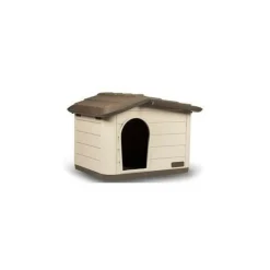 KERBL - Kerbl - maison extérieure pour chats - 60 x 51 x 41 cm -mocca et marron- plastique