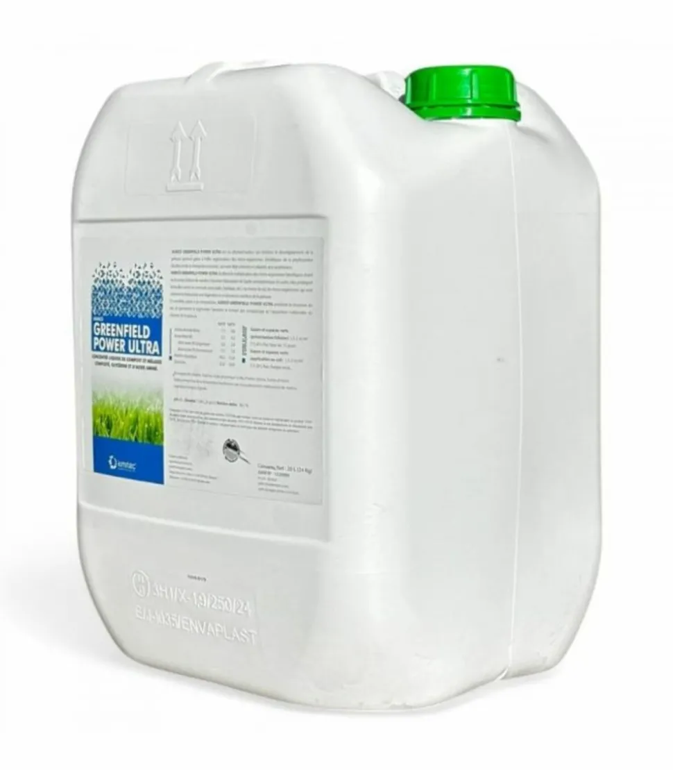 KIMITEC - Biostimulant green field power ultra 20 l pour nutrition et densification du gazon - kimitec neg01004