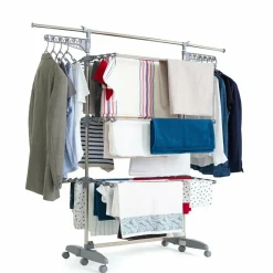 KITCHEN MOVE - Etendoir à linge extra gris acier 30m