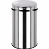 KITCHEN MOVE - Poubelle automatique artic argent acier inoxydable 30 l