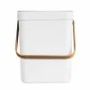 KITCHEN MOVE - Poubelle de table boden blanc plastique recyclé 24.5cm