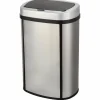 KITCHEN MOVE - Poubelle de cuisine automatique majestic argent acier inoxydable 58 l