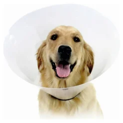KVP - Collier de protection isabelino pour chiens check transparent (61-79 cm)