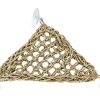 LA FERME TROPICALE - Hamac d'angle pour reptile en fibres naturelles - small - decoration pour lézards type pogona, gecko, iguane