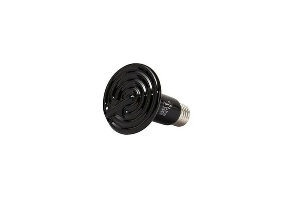 LA FERME TROPICALE - Lampe chauffante céramique 50w - ampoule / chauffage pour reptiles (lézards, serpents), amphibiens et invertébrés