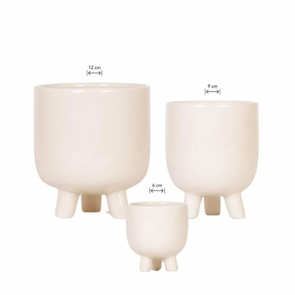 LA GREEN TOUCH - Offre combinée - pots en travertin gummy