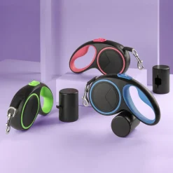 Laisse automatique pour chien verte - mcboson - modèle 3 m