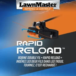 LAWNMASTER - Débroussailleuse thermique 31cc avec démarrage électrique - lawnmaster