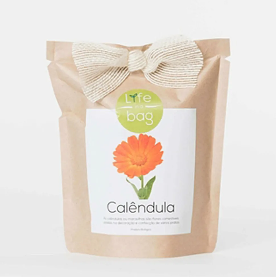 LIFE IN A BAG - Sac papier prêt à cultiver calendula