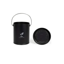 Livoo seau à compost de cuisine 6l noir - mes154n