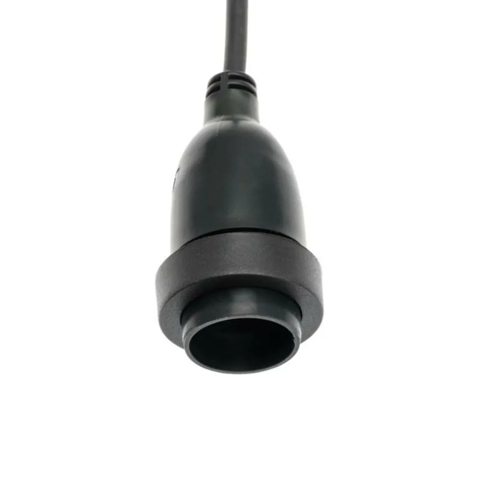 LOTTI - Guirlande guinguette stalactite 5m hauteur 30cm 8 douilles e27 cable noir luxa 230v ip44 lotti