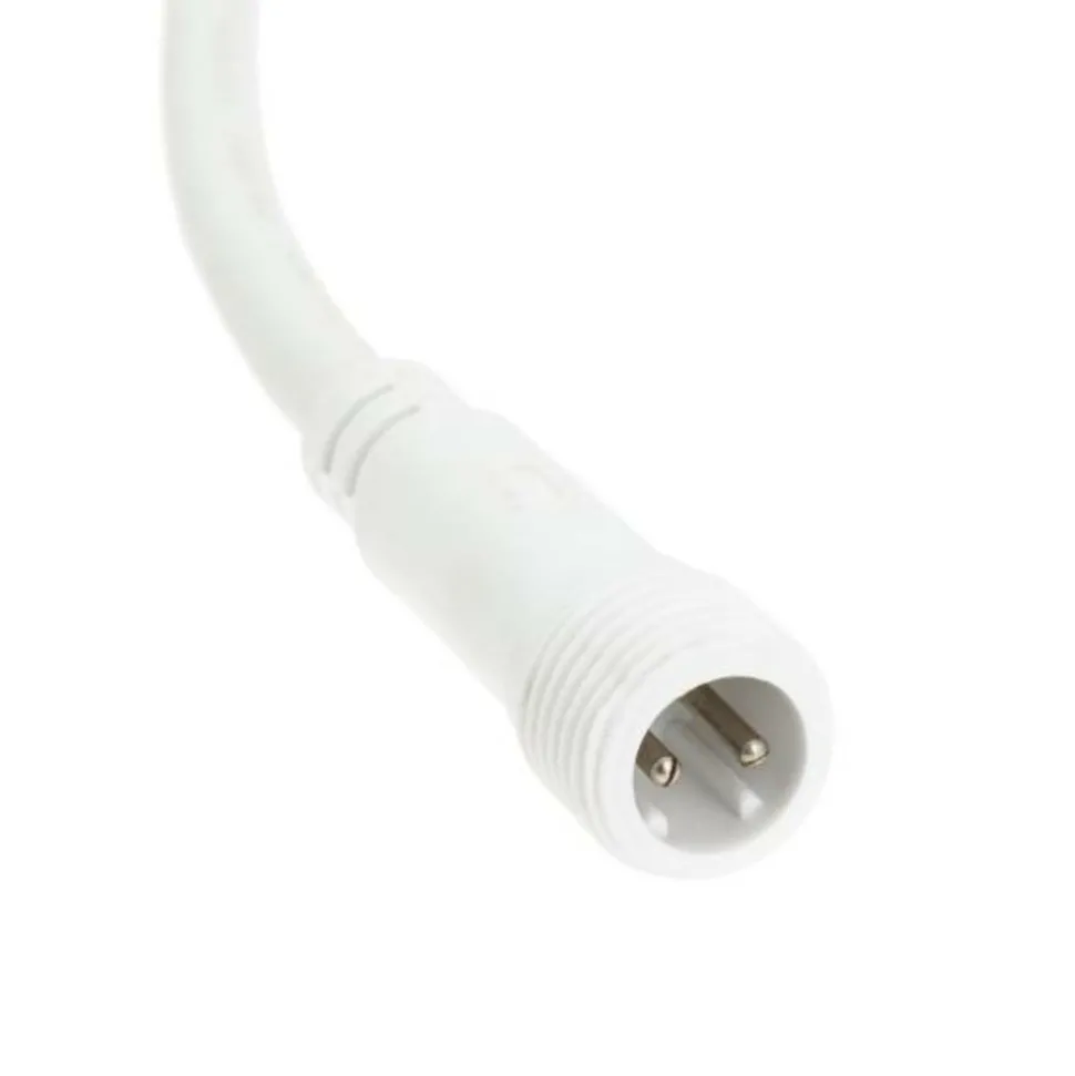 LOTTI - Guirlande guinguette extérieure câble blanc 5m 5 douilles e27 prolongeable ip44 luxa 230v lotti