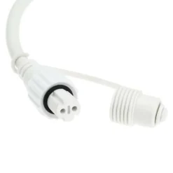 LOTTI - Guirlande guinguette extérieure câble blanc 5m 5 douilles e27 prolongeable ip44 luxa 230v lotti