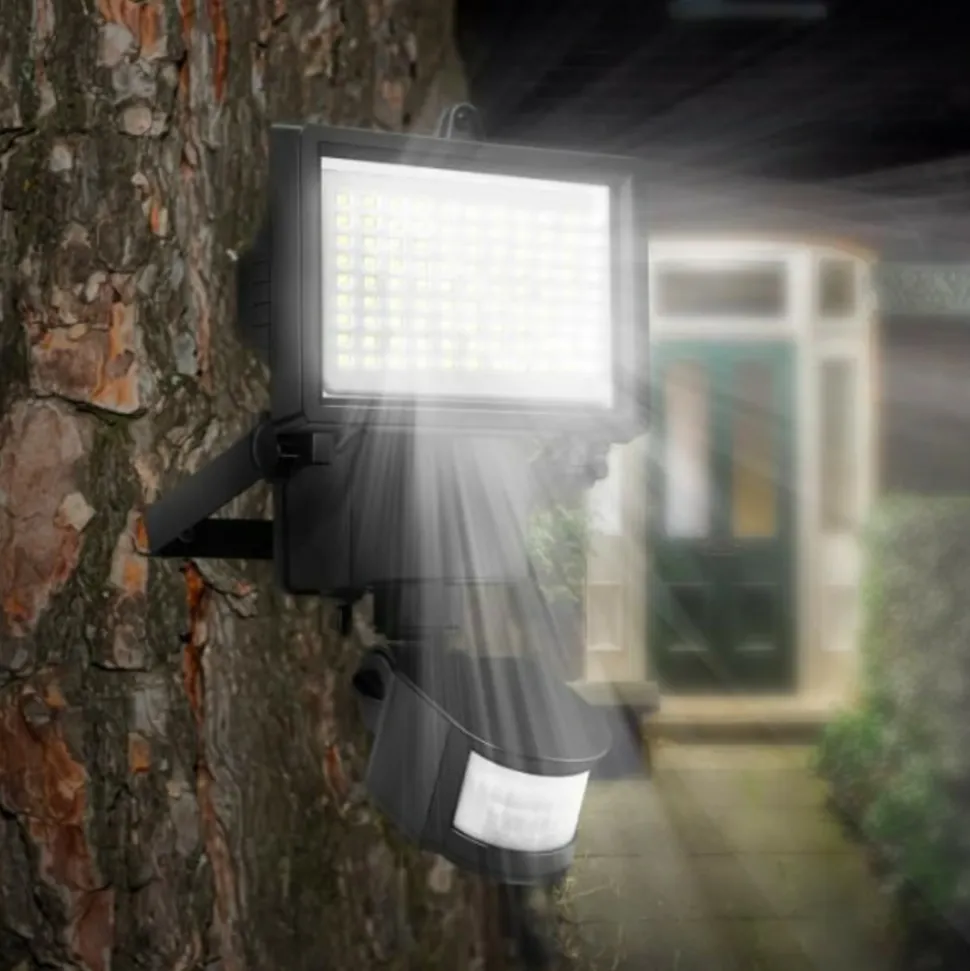 LUMI JARDIN - Projecteur solaire cooper black - h 22 cm - noir