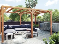 MADERLAND - Pergola en bois autoportante - modèle fuengirola - 400 x 300 cm