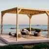 MADERLAND - Pergola en bois toulouse avec toit semi-ouvert 500 x 300 cm