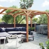 MADERLAND - Pergola en bois autoportante - modèle fuengirola - 500 x 300 cm