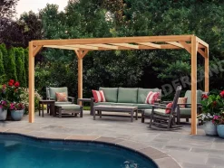 MADERLAND - Pergola en bois autoportante - modèle alicante - 400 x 300 cm