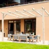 MADERLAND - Pergola en bois adossée - modèle cádiz - 500 x 400 cm