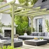 MADERLAND - Pergola en bois autoportante - modèle cambados - 420 x 420 cm