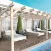 MADERLAND - Pergola en bois autoportante - modèle marsella - 1000 x 500 cm