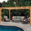 MADERLAND - Pergola en bois autoportante - modèle alicante - 800 x 300 cm