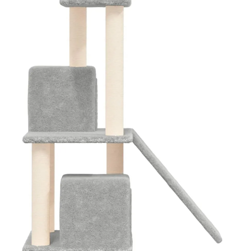 MAISON EXCLUSIVE - Arbre à chat avec griffoirs en sisal gris clair 82 cm