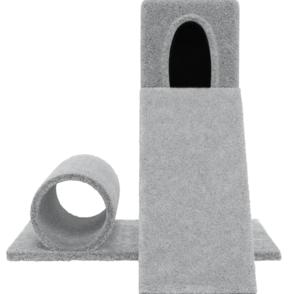 MAISON EXCLUSIVE - Arbre à chat avec griffoir en sisal gris clair 59 cm