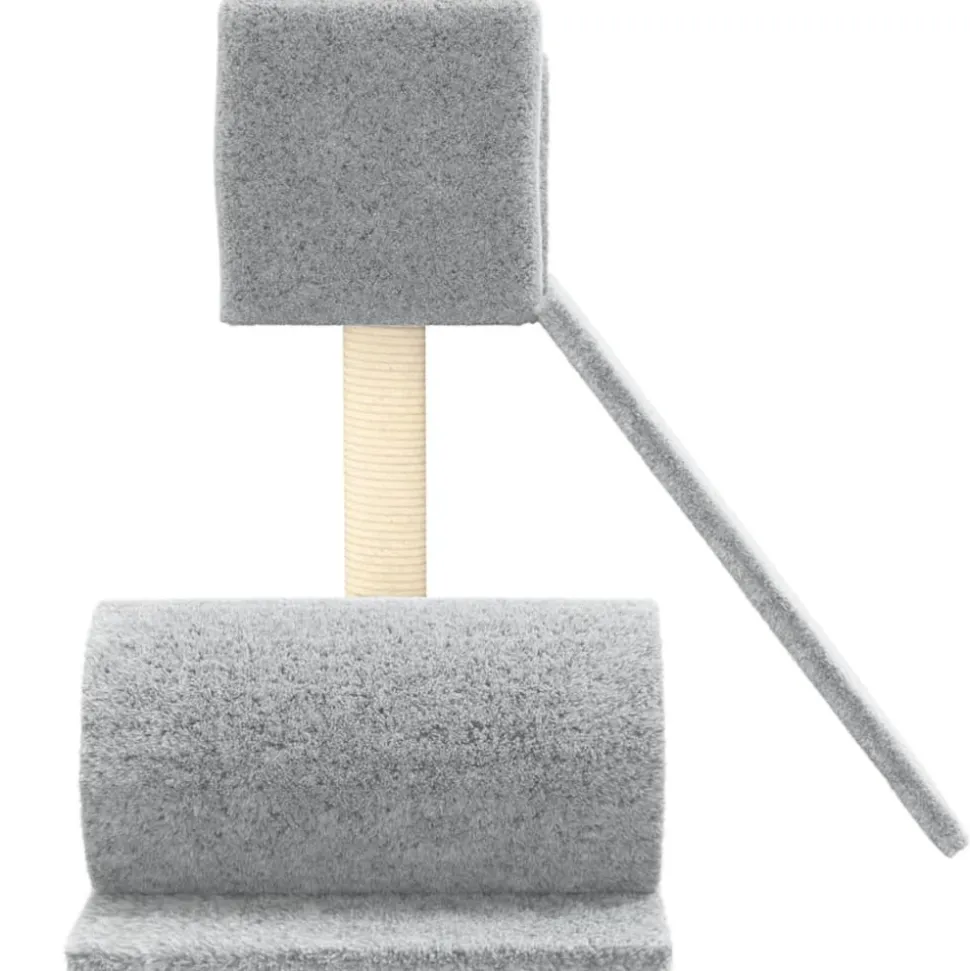 MAISON EXCLUSIVE - Arbre à chat avec griffoir en sisal gris clair 59 cm