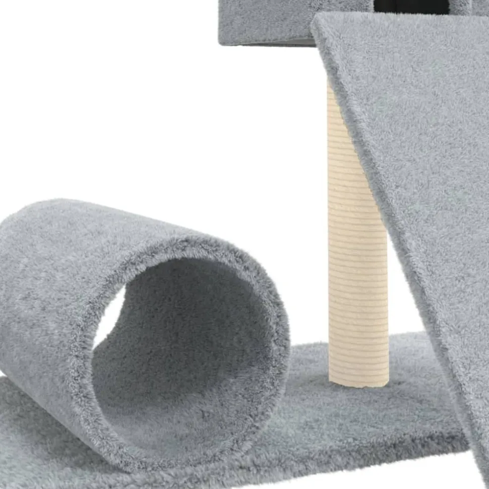MAISON EXCLUSIVE - Arbre à chat avec griffoir en sisal gris clair 59 cm
