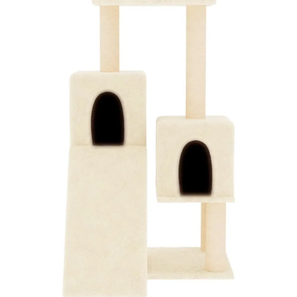 MAISON EXCLUSIVE - Arbre à chat avec griffoirs en sisal crème 82 cm