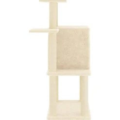 MAISON EXCLUSIVE - Arbre à chat avec griffoirs en sisal crème 97 cm
