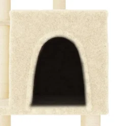 MAISON EXCLUSIVE - Arbre à chat avec griffoirs en sisal crème 97 cm