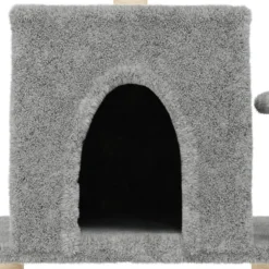 MAISON EXCLUSIVE - Arbre à chat avec griffoirs en sisal gris clair 122 cm