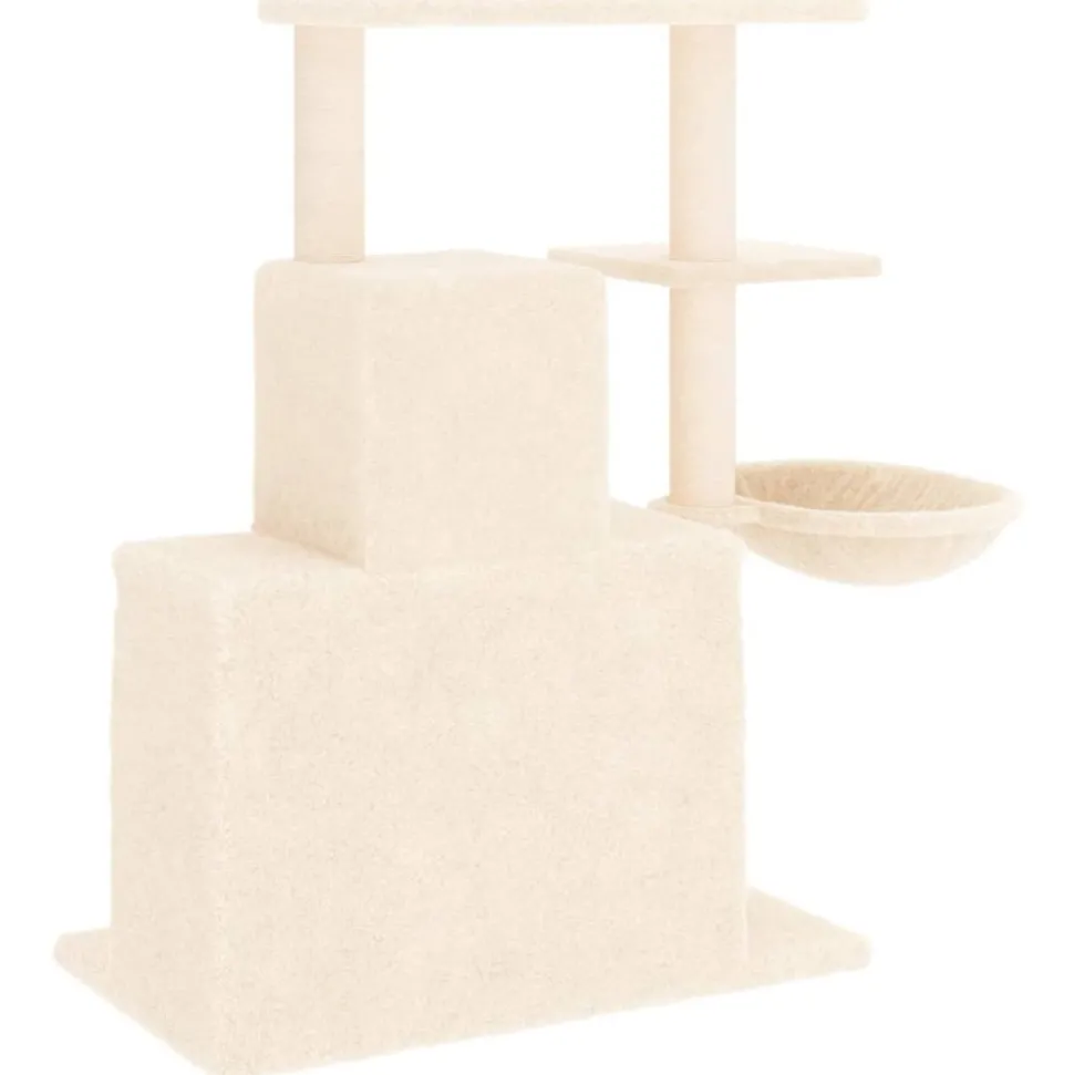 MAISON EXCLUSIVE - Arbre à chat avec griffoirs en sisal crème 83 cm