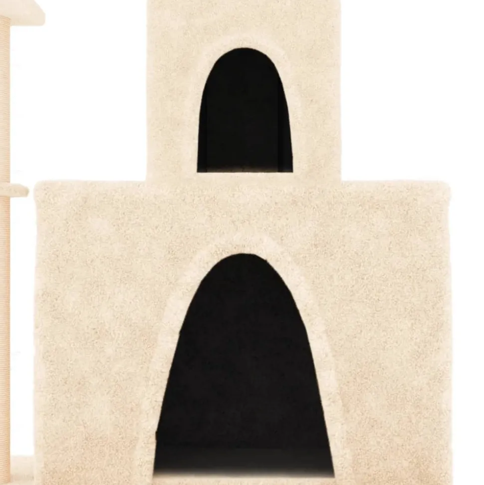 MAISON EXCLUSIVE - Arbre à chat avec griffoirs en sisal crème 83 cm