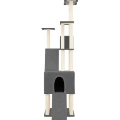MAISON EXCLUSIVE - Arbre à chat avec griffoirs en sisal gris foncé 190 cm