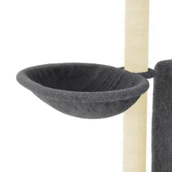 MAISON EXCLUSIVE - Arbre à chat avec griffoirs en sisal gris foncé 96,5 cm