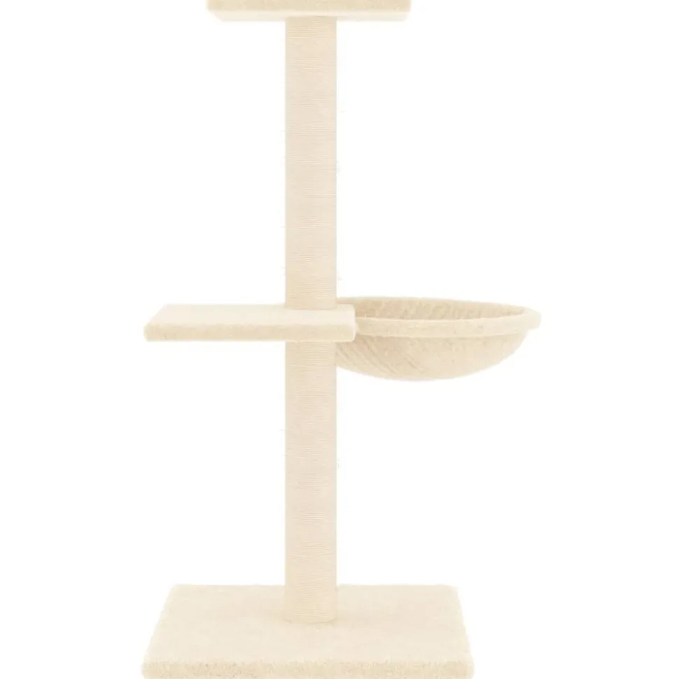 MAISON EXCLUSIVE - Arbre à chat avec griffoirs en sisal crème 72 cm