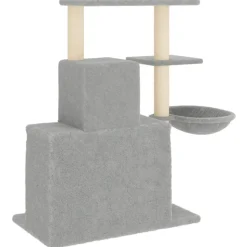 MAISON EXCLUSIVE - Arbre à chat avec griffoirs en sisal gris clair 83 cm