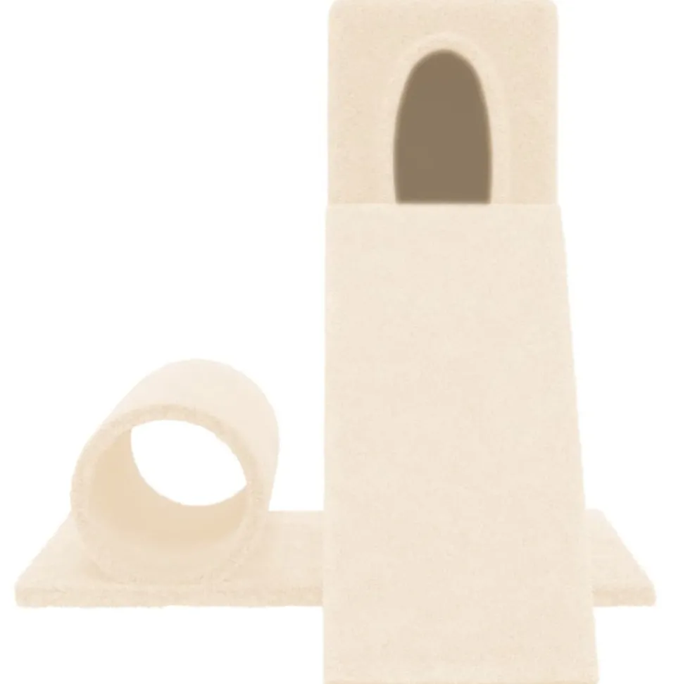 MAISON EXCLUSIVE - Arbre à chat avec griffoir en sisal crème 59 cm