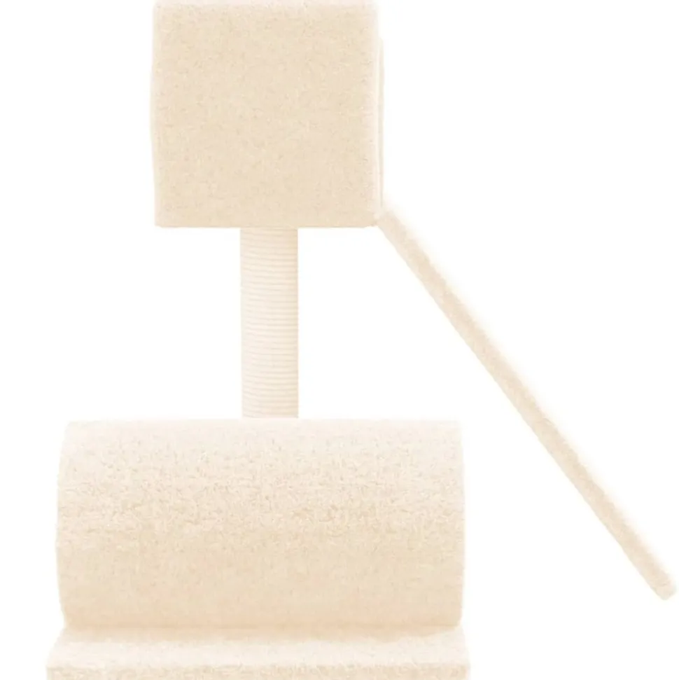 MAISON EXCLUSIVE - Arbre à chat avec griffoir en sisal crème 59 cm