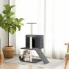 MAISON EXCLUSIVE - Arbre à chat avec griffoirs en sisal gris foncé 82 cm
