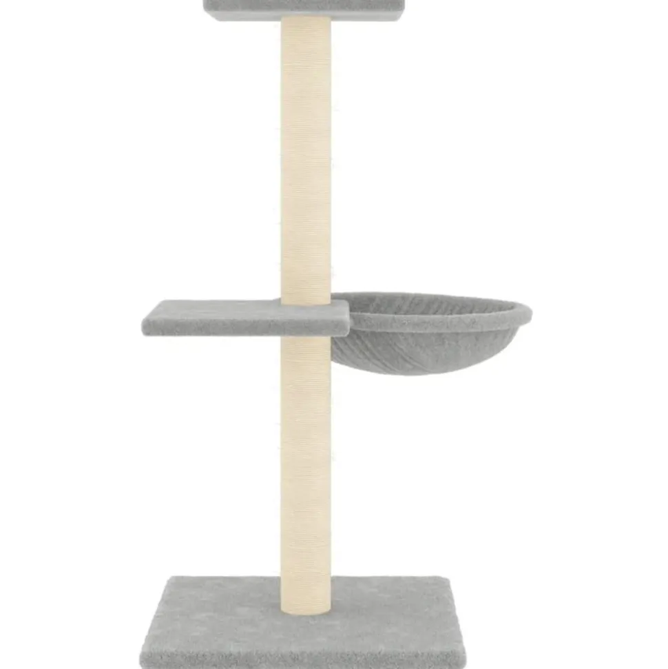 MAISON EXCLUSIVE - Arbre à chat avec griffoirs en sisal gris clair 72 cm